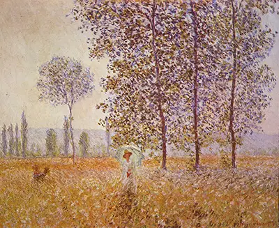 Poplars in the Sun Claude Monet